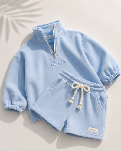 The Lounge Pullover Set — Sky Blue